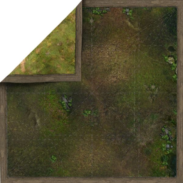 Malifaux Bagno, dwustronna mata lateksowa  - 37" x 37" / 94 cm x 94 cm