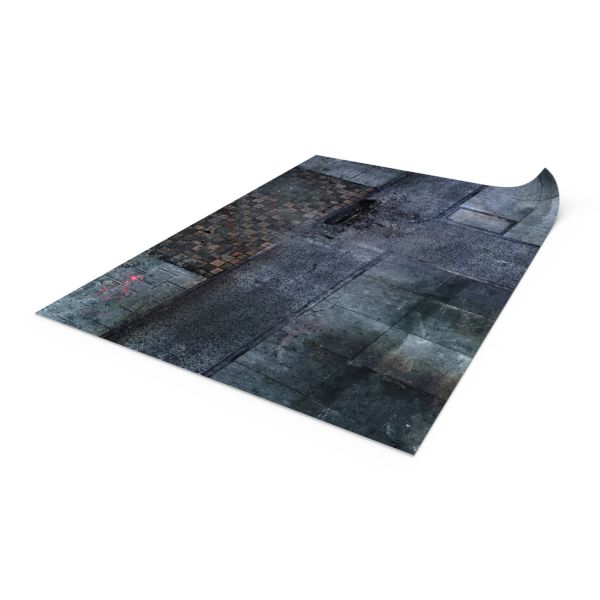 Powojenny Plac  48”x36” / 122x91,5 cm - mata do gier bitewnych