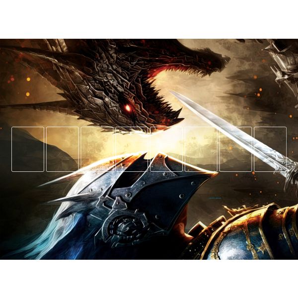 Bitwa Fantasy 24"x18" / 61x45 cm - gumowa kompatybilna z Hero Realms