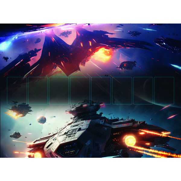 Statki Kosmiczne 24"x18" / 61x45 cm - gumowa mata kompatybilna z Star Realms