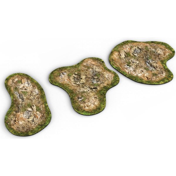 Zestaw gumowych terenów 2D - Trudny Teren