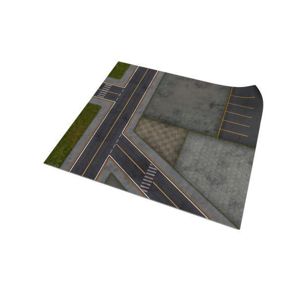 Nowoczesne Miasto 36”x36” / 91,5x91,5 cm - mata do gier bitewnych