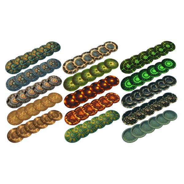 Gumowe Znaczniki kompatyilne z Age of Sigmar 4e 7,6"/19,24cm