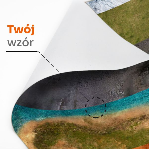 Personalizowana mata materiałowa jednostronna