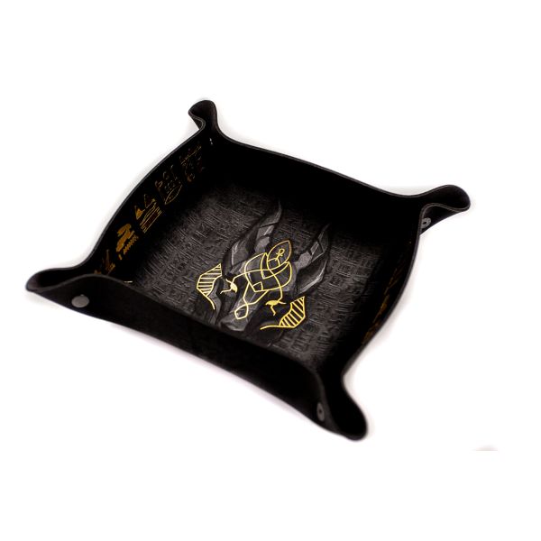 Anubis - Dice Tray premium ze złotym wykończeniem