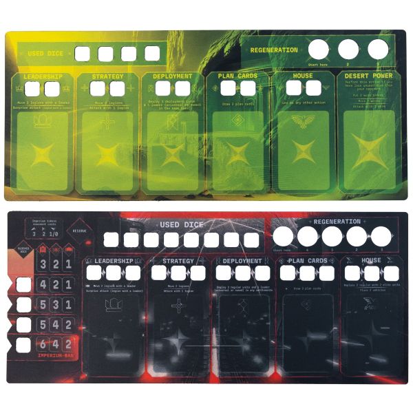 Gumowa mata kompatybilna z Diuna: Wojna o Arrakis - zestaw planszetek gracza