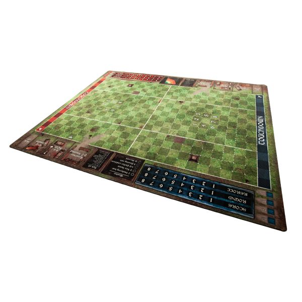 Murawa Boiska - 35.5" x 27.5" / 90cm x 70cm - jednostronna mata gumowa kompatybilna z Blood Bowl / Blood Bowl 7s