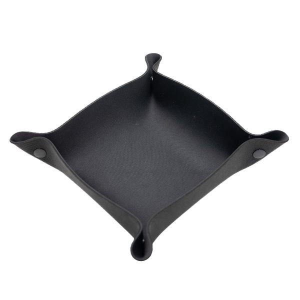 Tacka na kości - Dice Tray - Czarny 22x22 cm