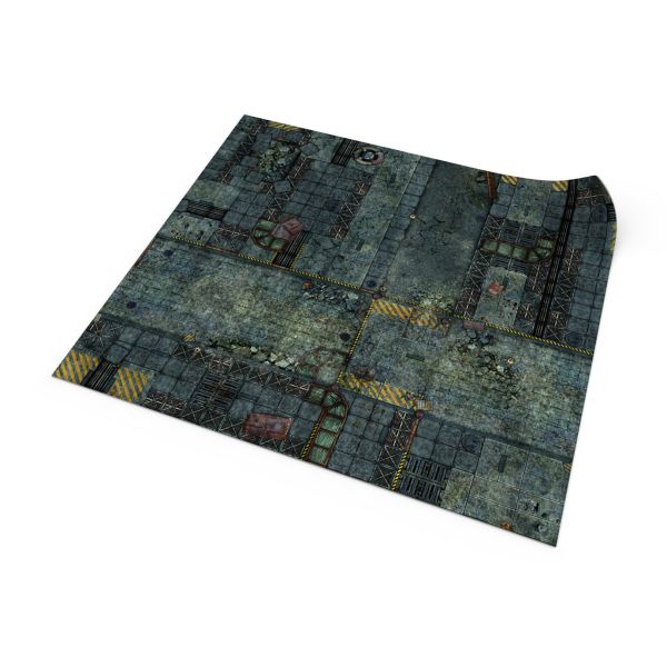 Upadłe Miasto 48”x48” / 122x122 cm - mata do gier bitewnych