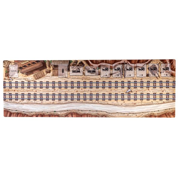 Nieoficjalna mata gumowa kompatybilna z grą Colt Express 117 x 40 cm / 46" x 15,7"