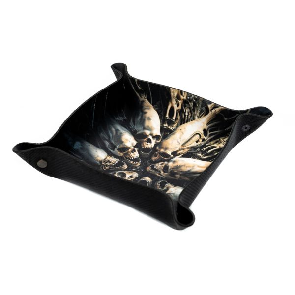 Tacka na kości - Dice Tray - Czaszki 22x22 cm