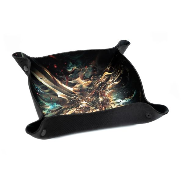 Tacka na kości - Dice Tray - Epicki Miecz 22x22 cm