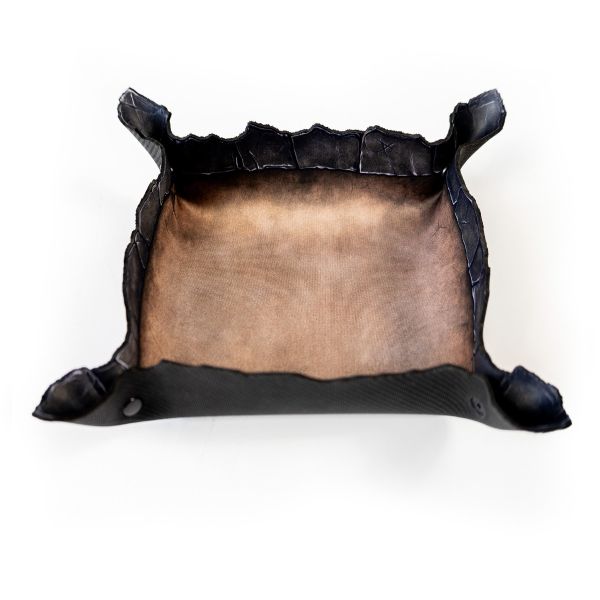 Tacka na kości - Dice Tray - Kamienna Rama 22x22 cm