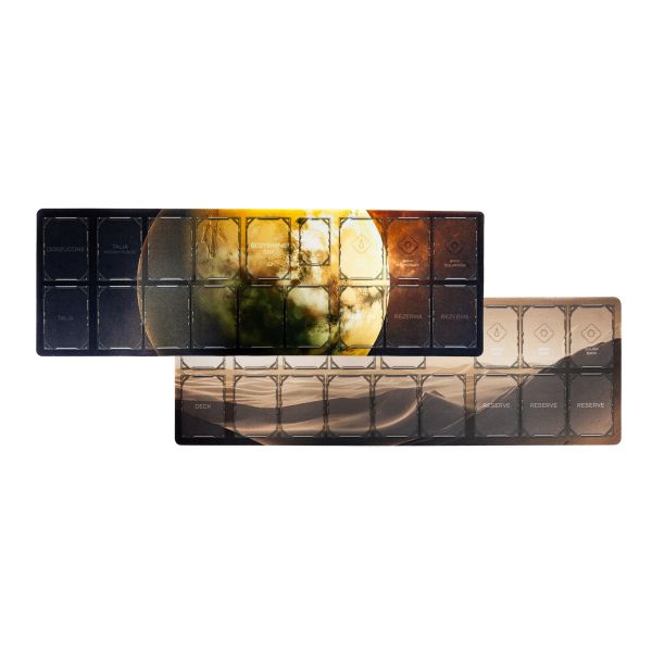 Gumowa mata kompatybilna z Diuna Imperium - Plansza Rynku 24"x8" / 61cm x 21cm 