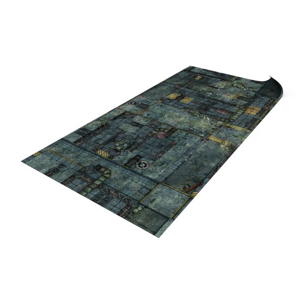 Upadłe Miasto 72”x36” / 183x91,5 cm - mata do gier bitewnych