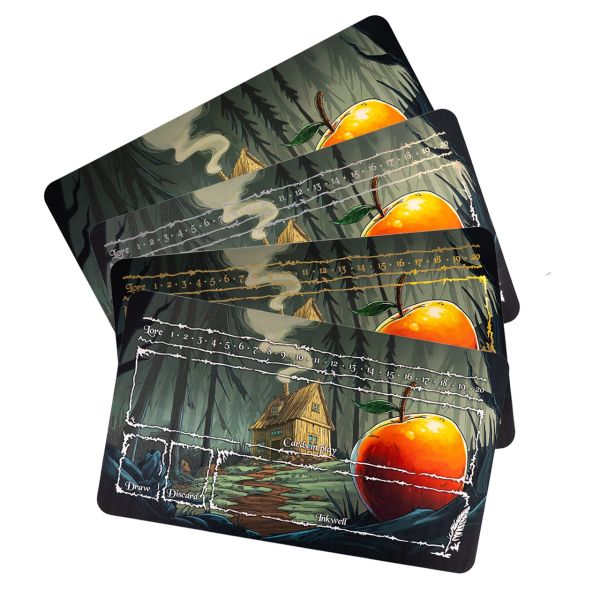 Kuszące Jabłko - gumowa mata do gier karcianych kompatybilna z grą Lorcana 61x35,5 cm