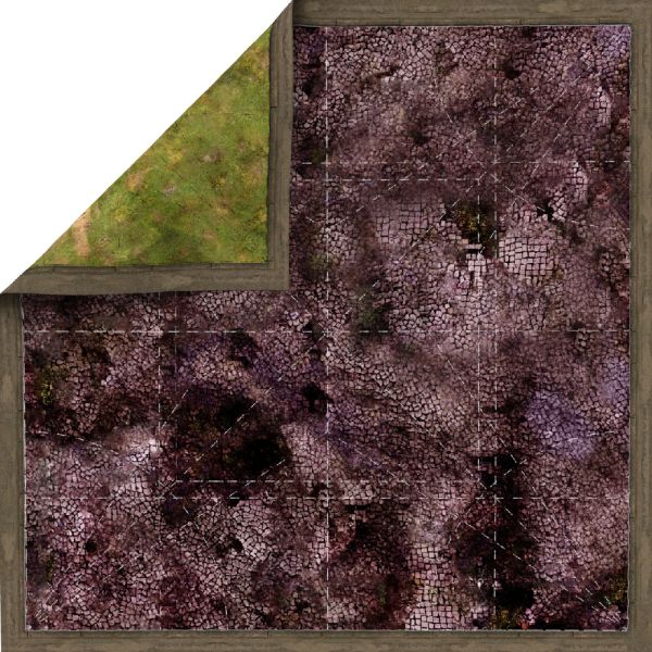 Malifaux Twierdza Latigo, dwustronna mata lateksowa  - 37" x 37" / 94 cm x 94 cm