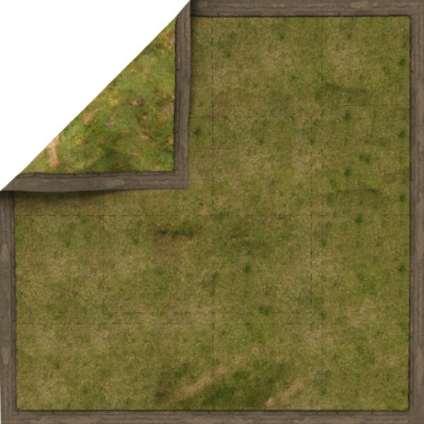 Malifaux Uniwersalna Trawa, dwustronna mata lateksowa  - 37" x 37" / 94 cm x 94 cm