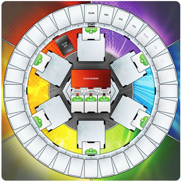 Gumowa mata kompatybilna z Marvel United 36"x36" / 91,5x91,5 cm