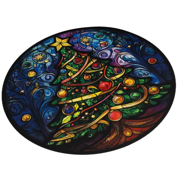 Mozaikowa Choinka - Podkładka pod mysz 30 cm