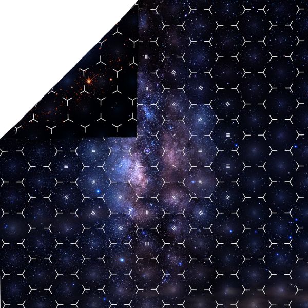 Dwustronna gumowa mata kompatybilna z grą Eclipse 33,5” x 33,5” / 85 cm x 85 cm