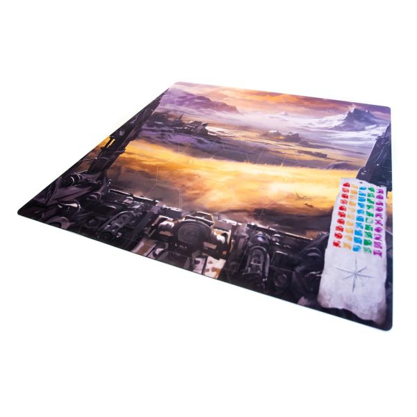 Plansza do gry kompatybilna z Ekspedycyje 30"x27,5" / 76x70 cm - gumowa mata do gier planszowych