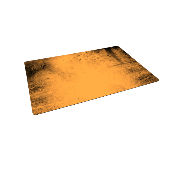 Przybrudzony Pomarańczowy - Uniwersalna mata do gier planszowych 47"x31,5" / 120cm x 80cm