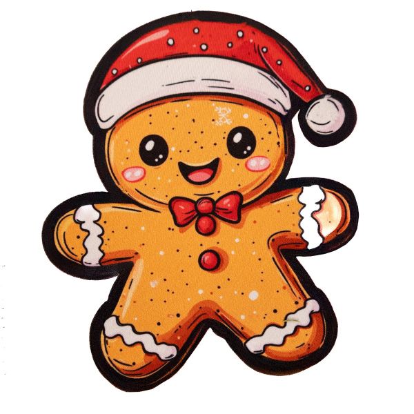 Podkładki pod kubek - Piernikowy Mikołaj - 4 szt