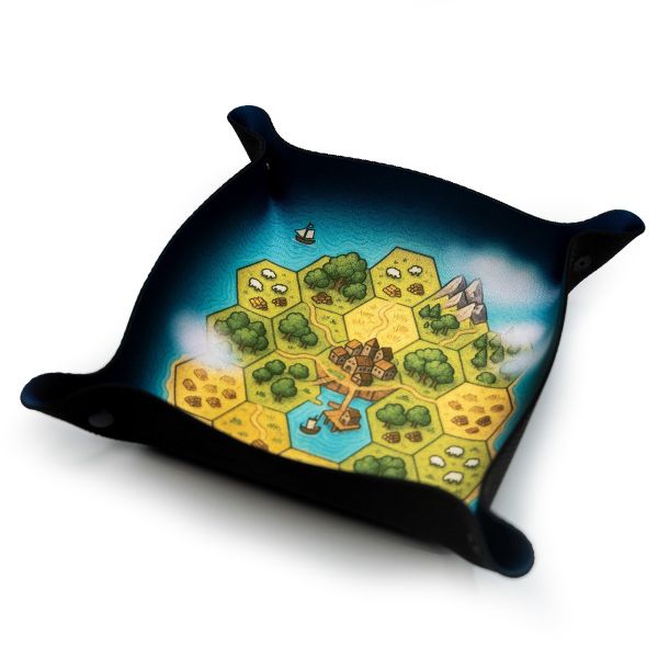 Tacka na kości - Dice Tray - Osadnicy 22x22 cm