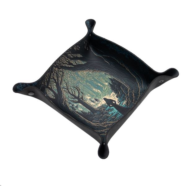 Tacka na kości - Dice Tray - Słowiański Las 22x22 cm