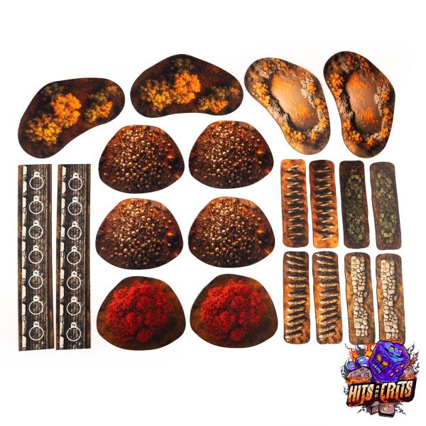 Zestaw terenów Hits&Crits kompatybilny z Song of Ice and Fire - Bloody Dawn