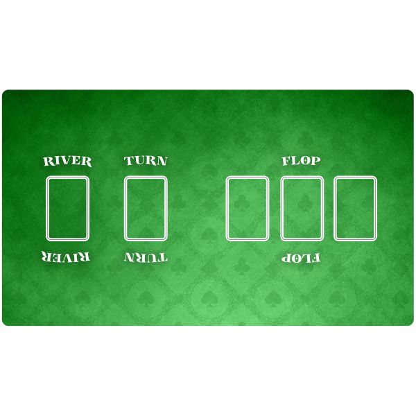 Gumowa mata do gier karcianych kompatybilna z Texas Hold'em 61x35 cm