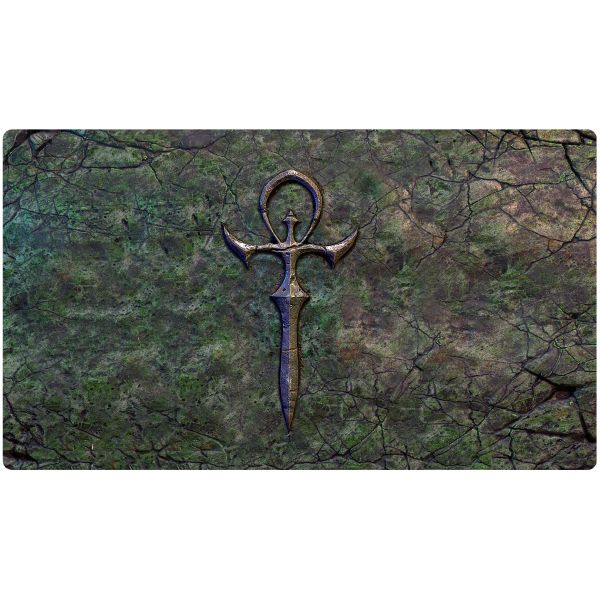 Wampirzy Ankh 24"x14" / 61x35,5 cm - gumowa mata do gier karcianych