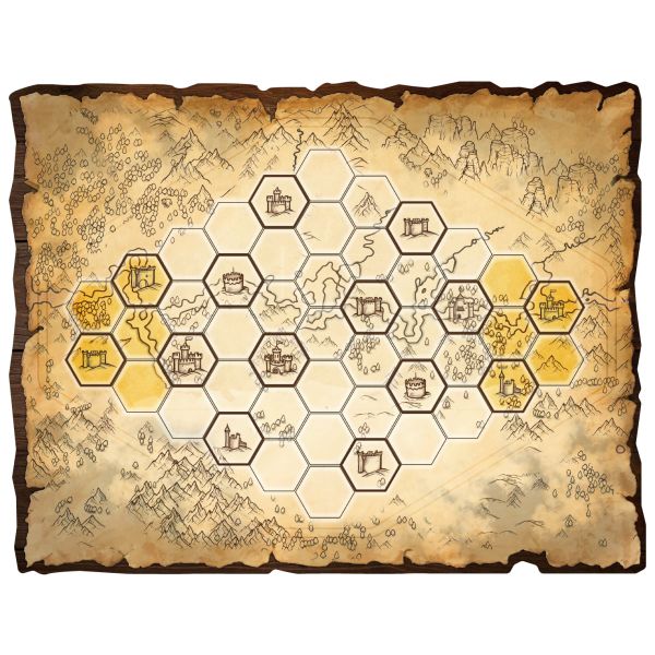 Gumowa mata kompatybilna z War Chest 20"x16" / 50cm x 40cm