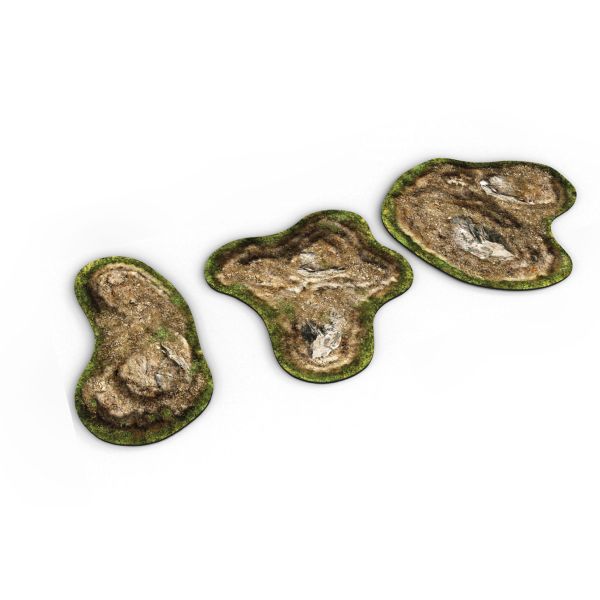 Zestaw gumowych terenów 2D - Wzgórze