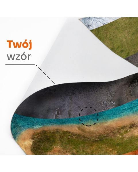 Personalizowana mata materiałowa jednostronna