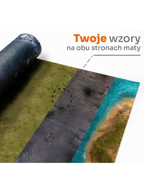 Personalizowana mata gumowa dwustronna