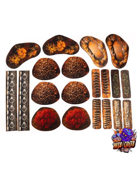 Zestaw teren&oacute;w Hits&Crits kompatybilny z Song of Ice and Fire - Bloody Dawn